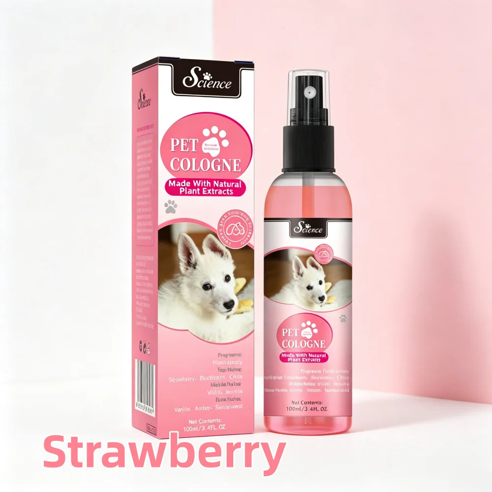 100ml Eco-Friendly Pet Perfume Deodorization and Odor Removal for Dogs and Cats Plastic Pet Environment Deodorant Supplies