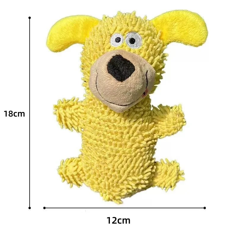 Environmentally Friendly Cartoon Pet Dog Toy, Interactive Chew Plush Toy, Squeaking and Soothing Pet Supplies