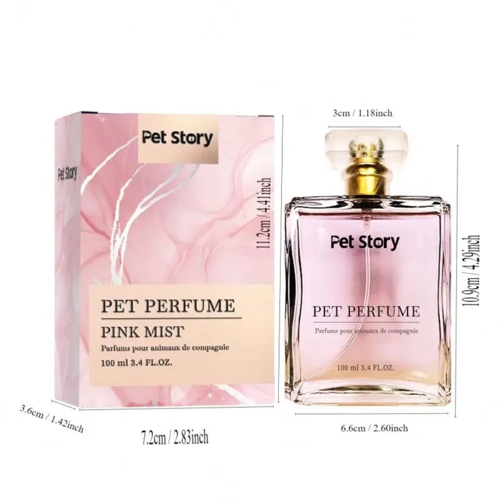 100ml Eco-Friendly Pet Perfume Deodorization and Odor Removal for Dogs and Cats Plastic Pet Environment Deodorant Supplies