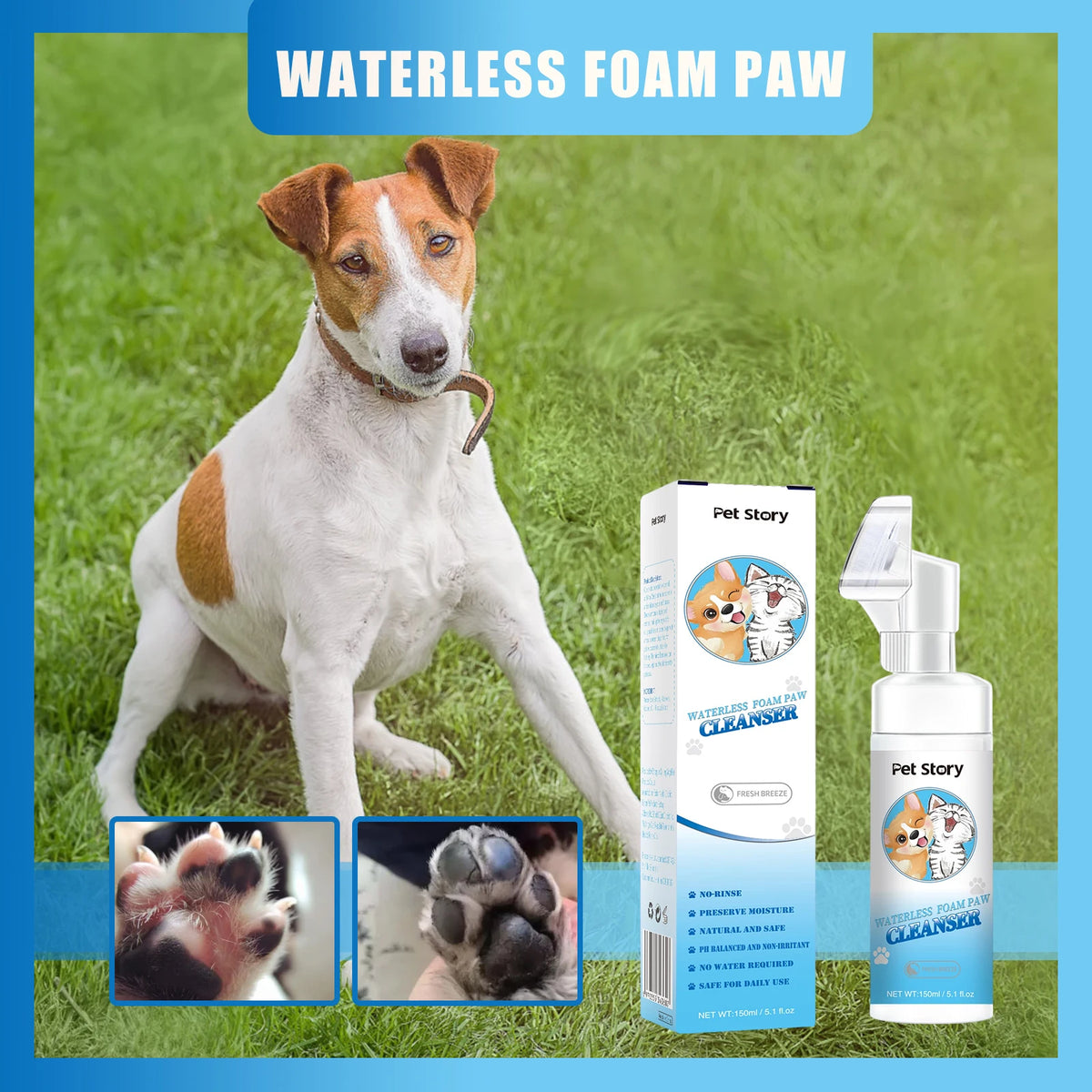 100ml Eco-Friendly Pet Perfume Deodorization and Odor Removal for Dogs and Cats Plastic Pet Environment Deodorant Supplies