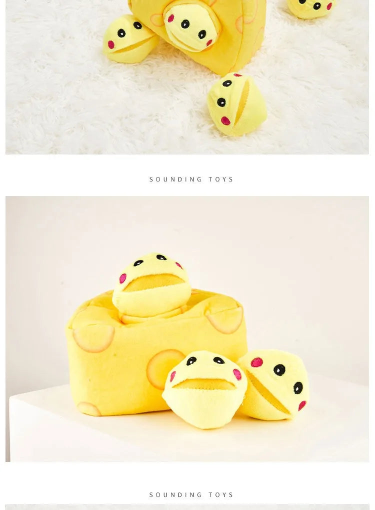 Pet Leakage Sniffing Toy Hide Food Puzzle Dog Training Interactive Sound Toy Suppleness There Elasticity Durable Pet Supplies