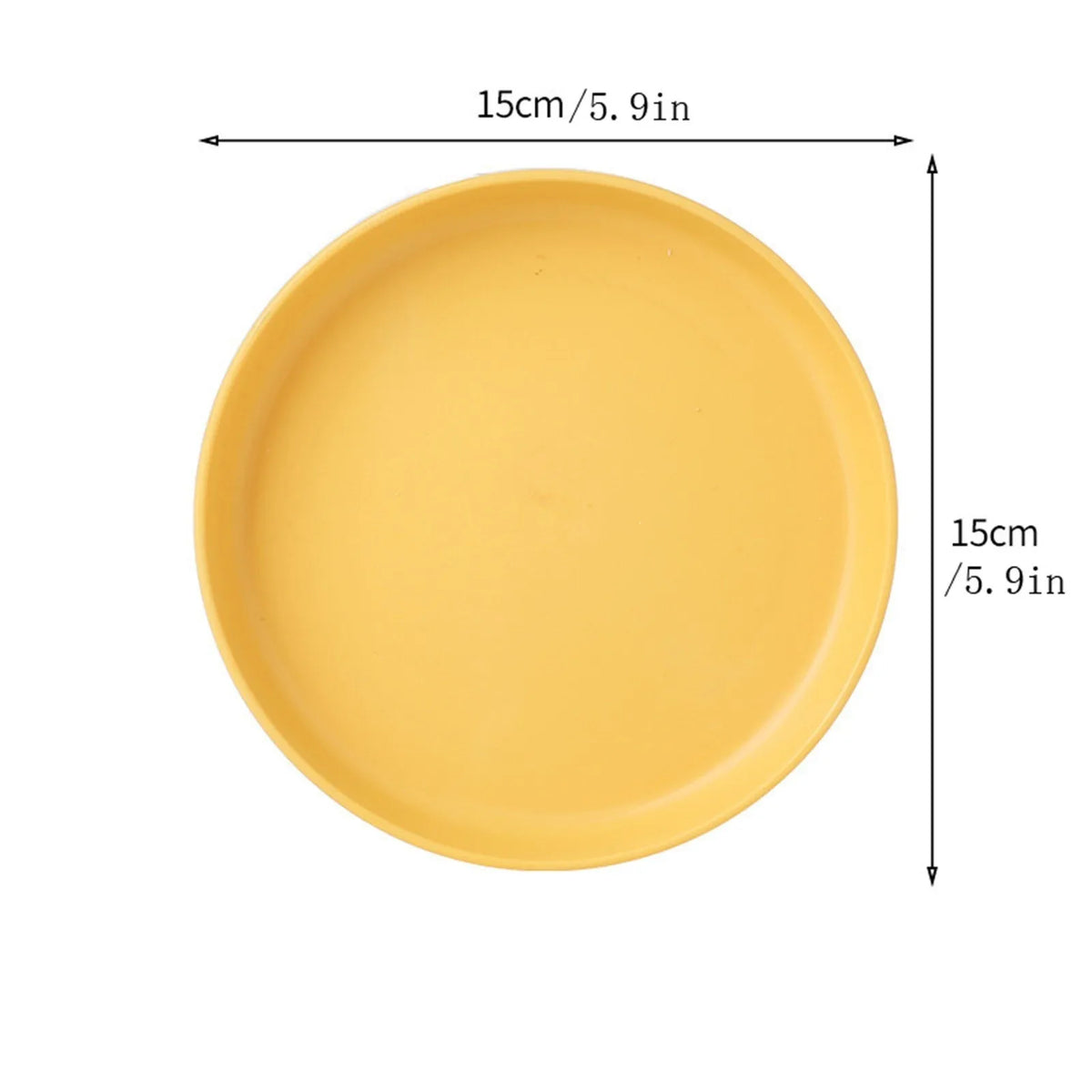 1/5PCS Pet Feeding Bowl Round Color Food Bowl Pp Material Large Area Base for Wet and Dry Food Feeding Bowl Pet Supplies