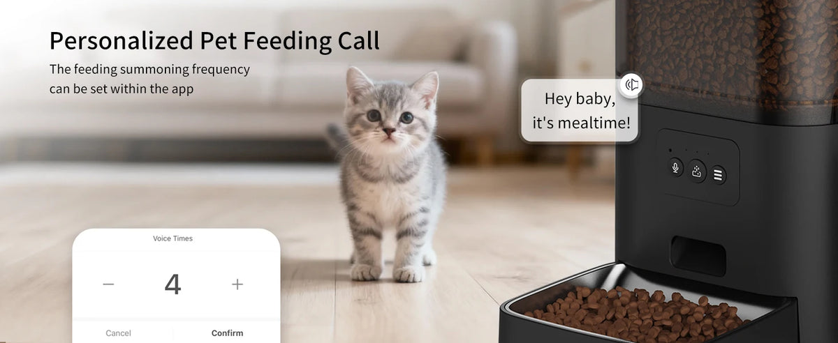 DOEL 2-in-1 Smart Cat Feeder 6L Dry Feeder & 2.5L Cat Water Fountain w/ App Control Timed Feeding For Small Dogs Food Dispenser
