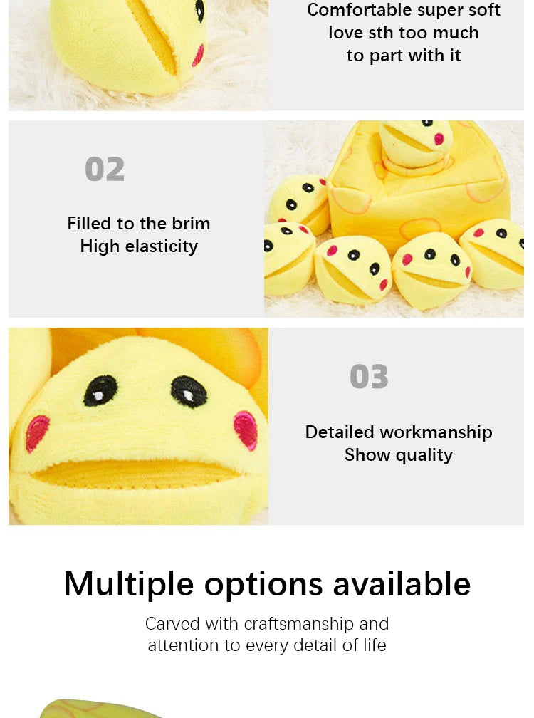 Pet Leakage Sniffing Toy Hide Food Puzzle Dog Training Interactive Sound Toy Suppleness There Elasticity Durable Pet Supplies