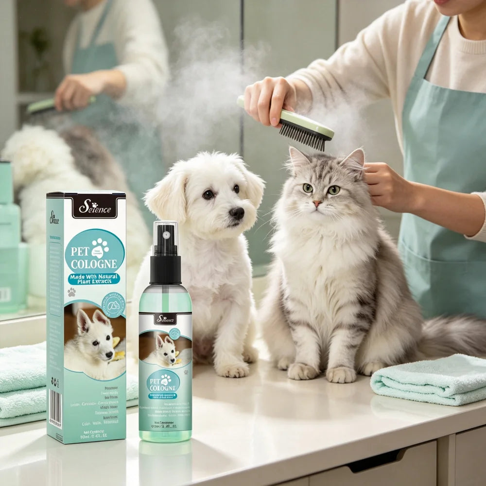 100ml Eco-Friendly Pet Perfume Deodorization and Odor Removal for Dogs and Cats Plastic Pet Environment Deodorant Supplies