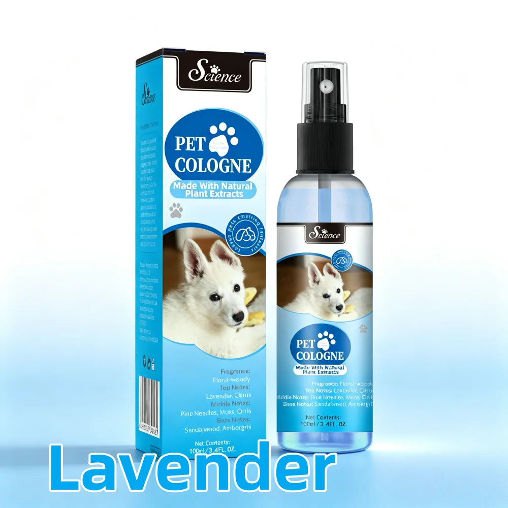 100ml Eco-Friendly Pet Perfume Deodorization and Odor Removal for Dogs and Cats Plastic Pet Environment Deodorant Supplies