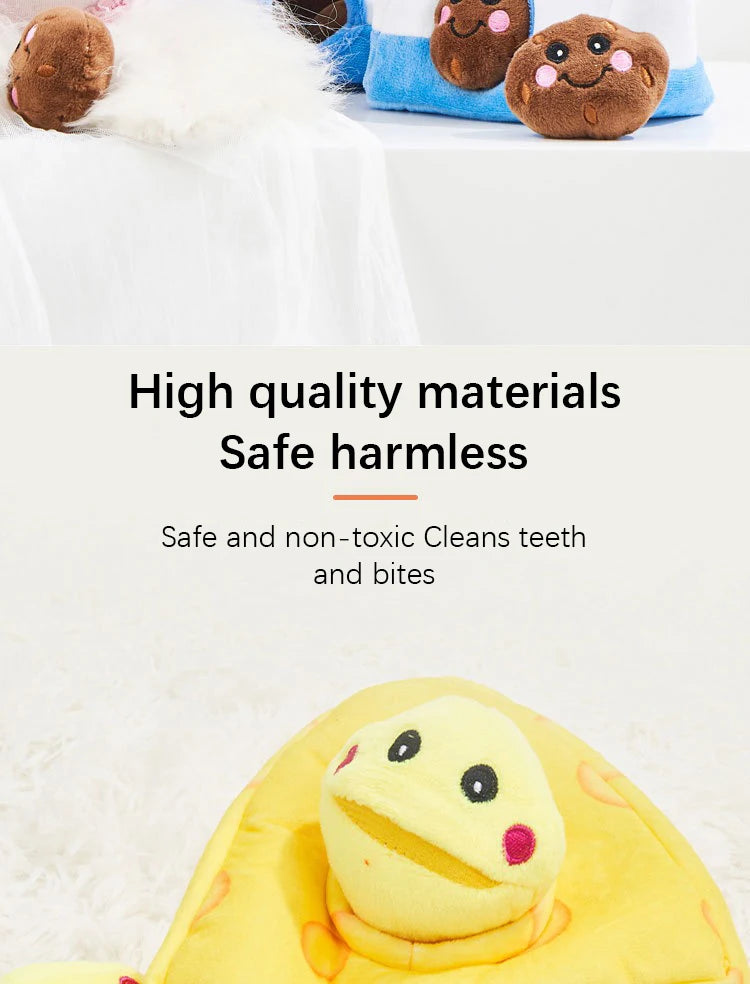 Pet Leakage Sniffing Toy Hide Food Puzzle Dog Training Interactive Sound Toy Suppleness There Elasticity Durable Pet Supplies