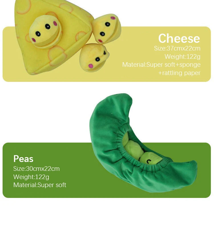 Pet Leakage Sniffing Toy Hide Food Puzzle Dog Training Interactive Sound Toy Suppleness There Elasticity Durable Pet Supplies