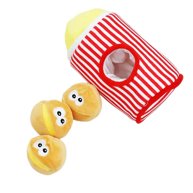 Pet Leakage Sniffing Toy Hide Food Puzzle Dog Training Interactive Sound Toy Suppleness There Elasticity Durable Pet Supplies
