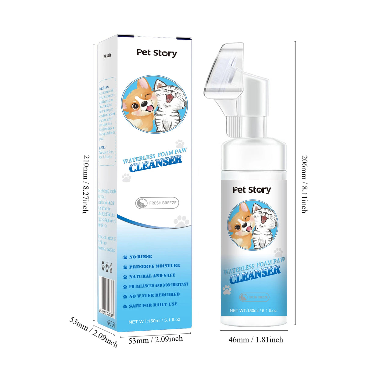 100ml Eco-Friendly Pet Perfume Deodorization and Odor Removal for Dogs and Cats Plastic Pet Environment Deodorant Supplies